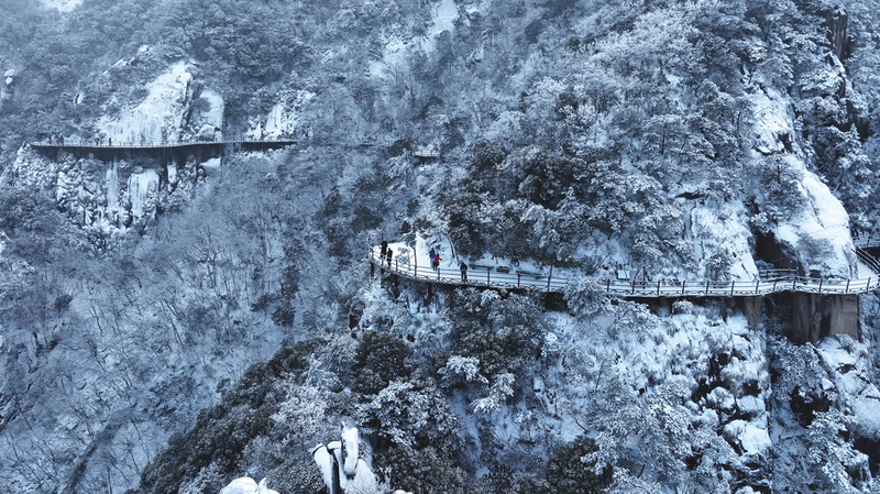游春山 赏春雪